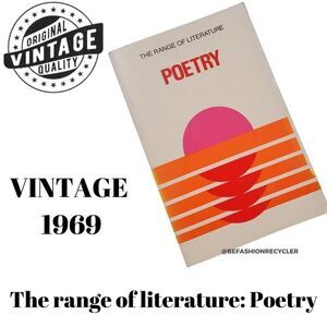 Vintage 1970s The range of literature: Poetry Paperback